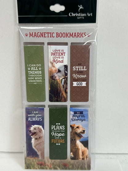 DOGS MAGNETIC BOOKMARKS-6002