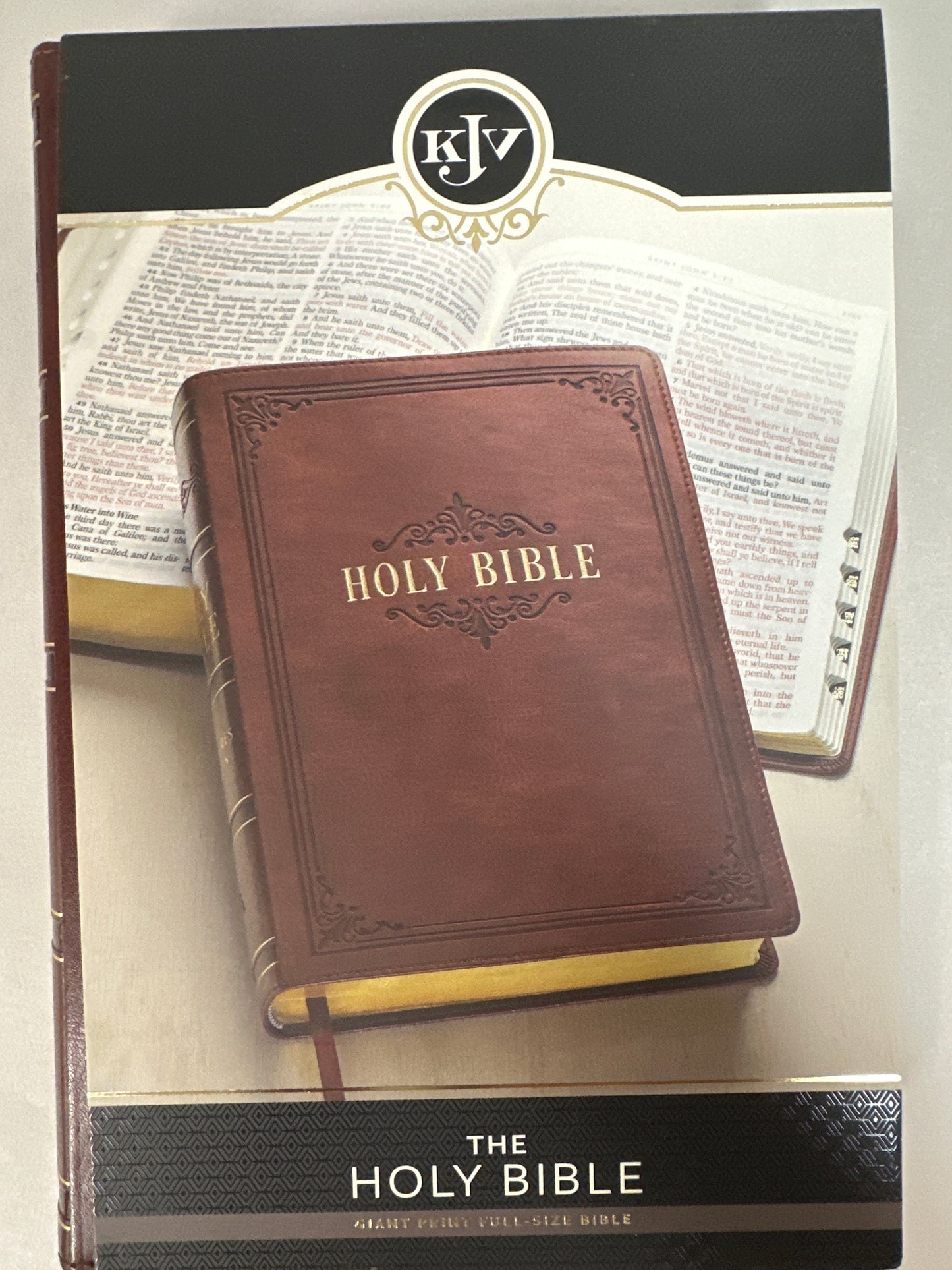 KJV GIANT PRINT FULL SIZE BIBLE BURGUNDY-2880