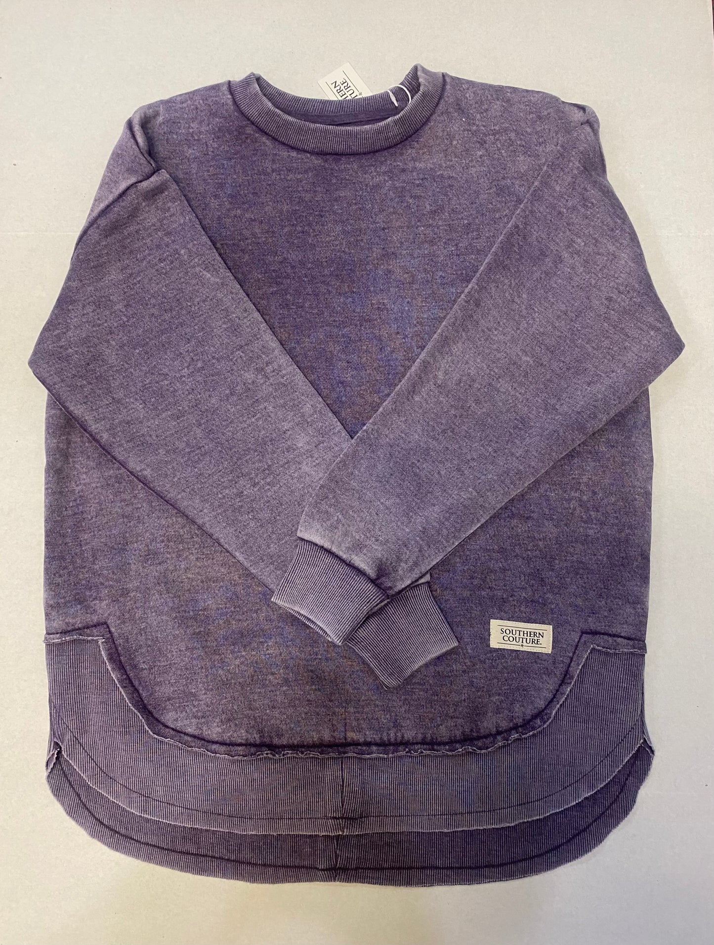 SOUTHERN COUTURE COMFY PULLOVER GRAPE 2X-3625