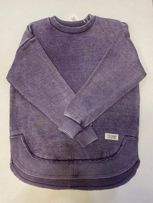 SOUTHERN COUTURE COMFY PULLOVER GRAPE 2X-3625