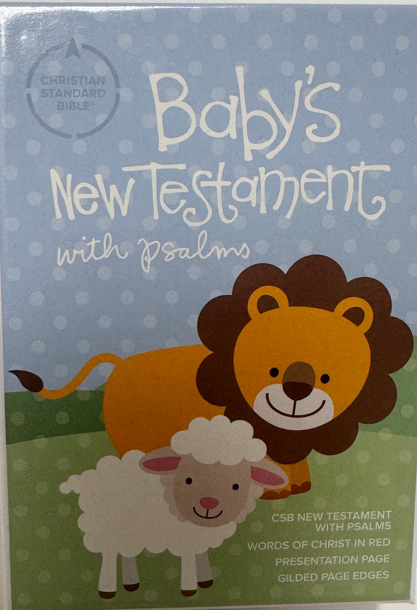 CSB BABY'S NEW TESTAMENT W/PSALMS WHITE-2965