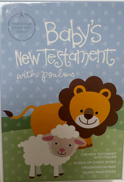 CSB BABY'S NEW TESTAMENT W/PSALMS WHITE-2965