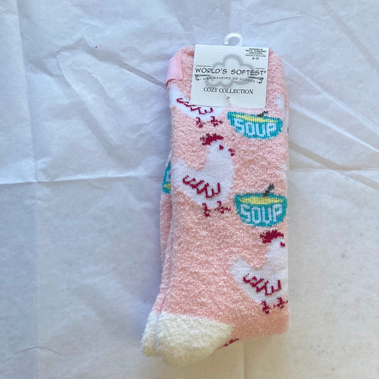 LADIES SOCKS/CHICKEN SOUP 746