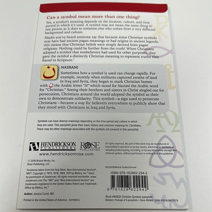 CHRISTIAN SYMBOLS PAMPHLET-2942