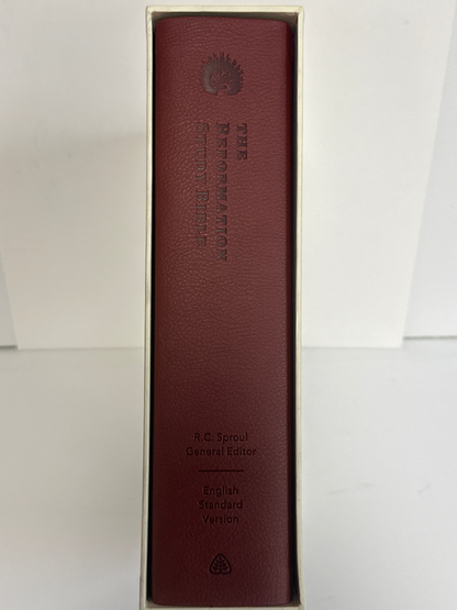 ESV REFORMATION STUDY BIBLE BRICK RED-6172