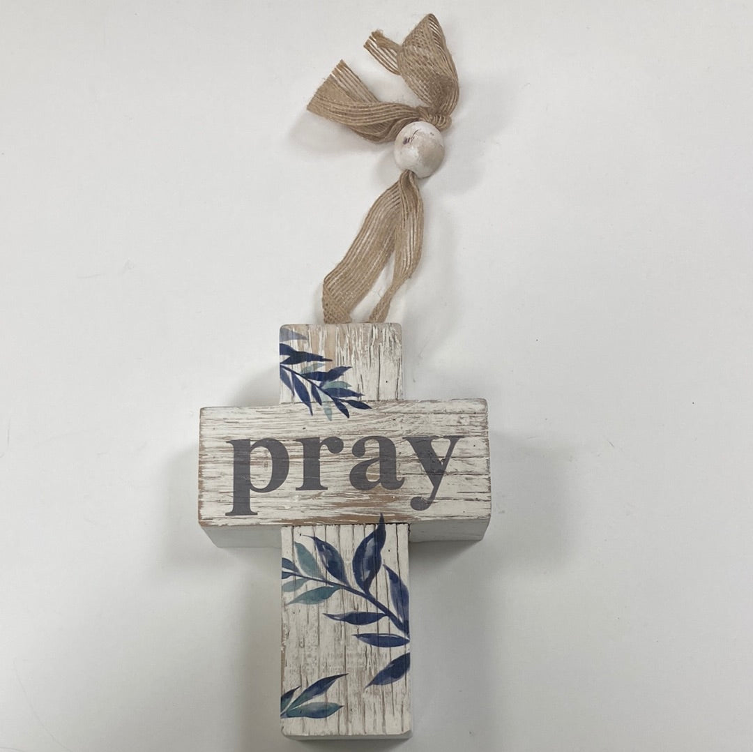 PRAY CROSS W/BEAD-1749