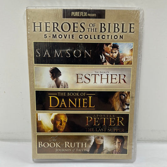 HEROES OF THE BIBLE 5-MOVIE COLLECTION DVD-8716