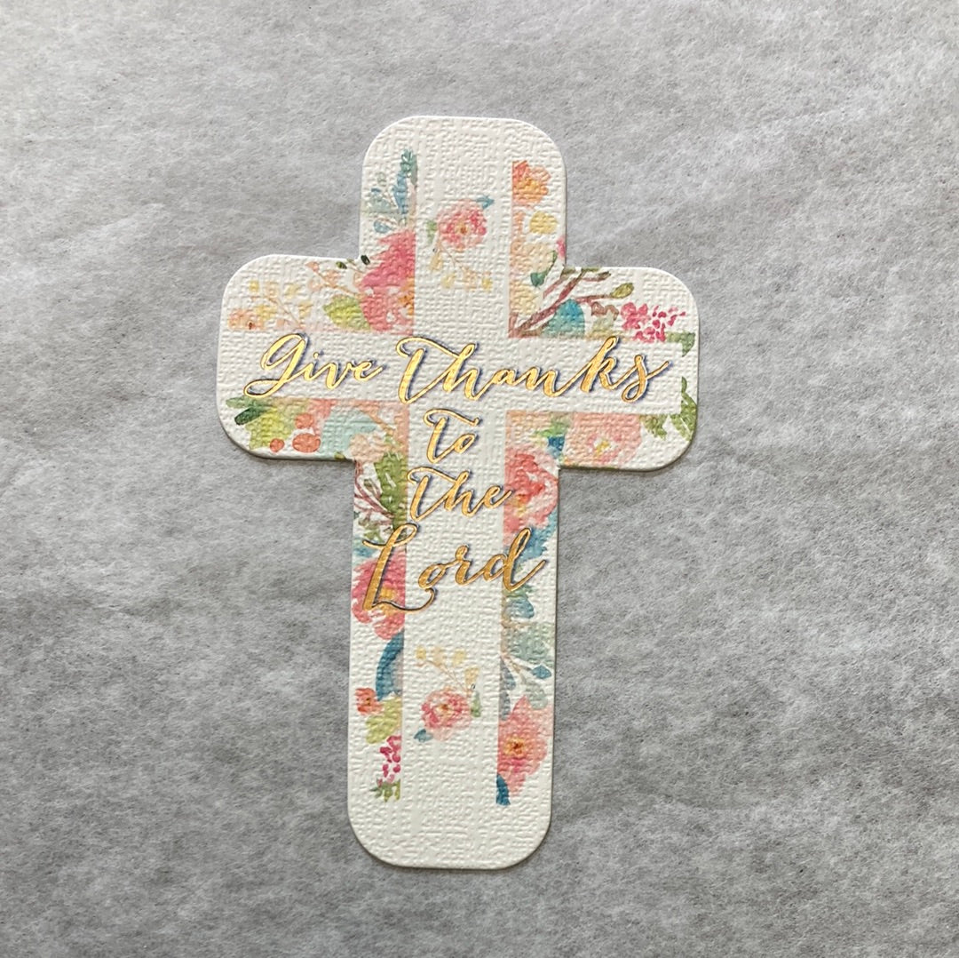 THANKS TO THE LORD CROSS BKM-8254