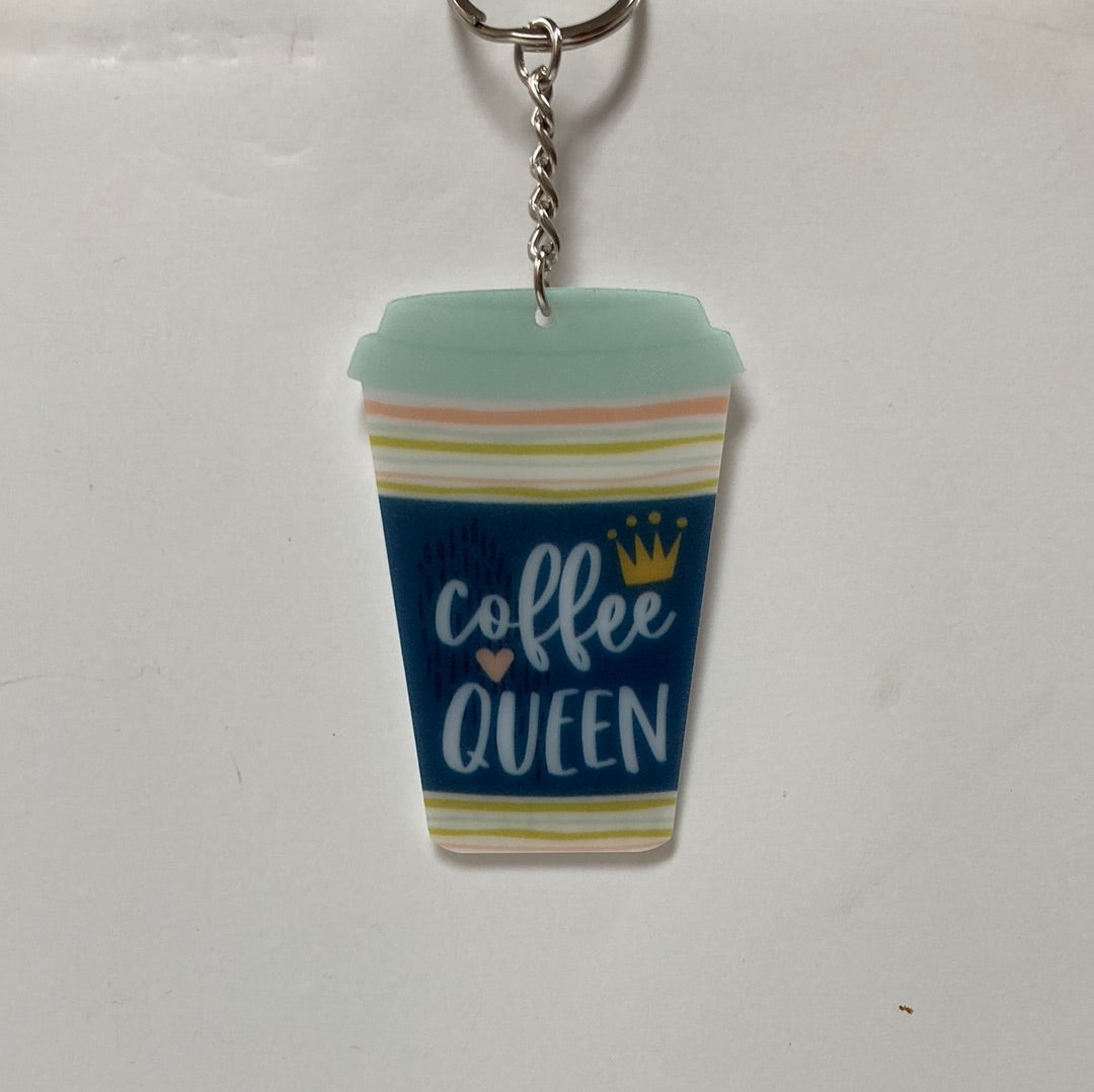 COFFEE QUEEN KEY CHAIN-7966