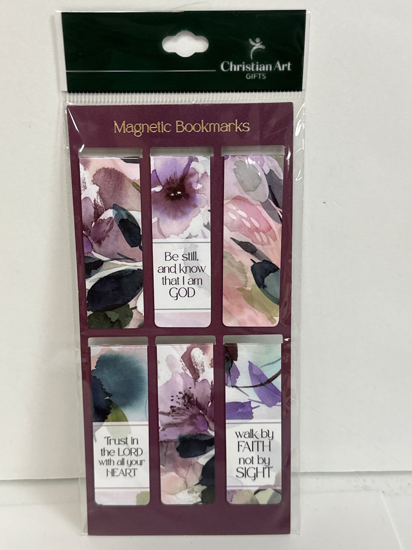 BLOOM LIKE FLOWERS MAGNETIC BOOKMARK SET/6-4367