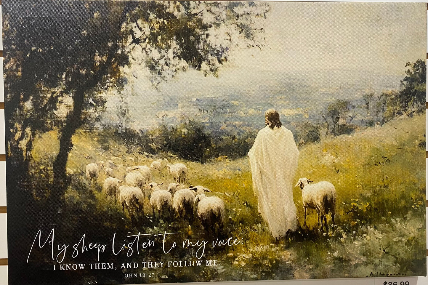 MY SHEEP LISTEN TO MY VOICE CANVAS-4443