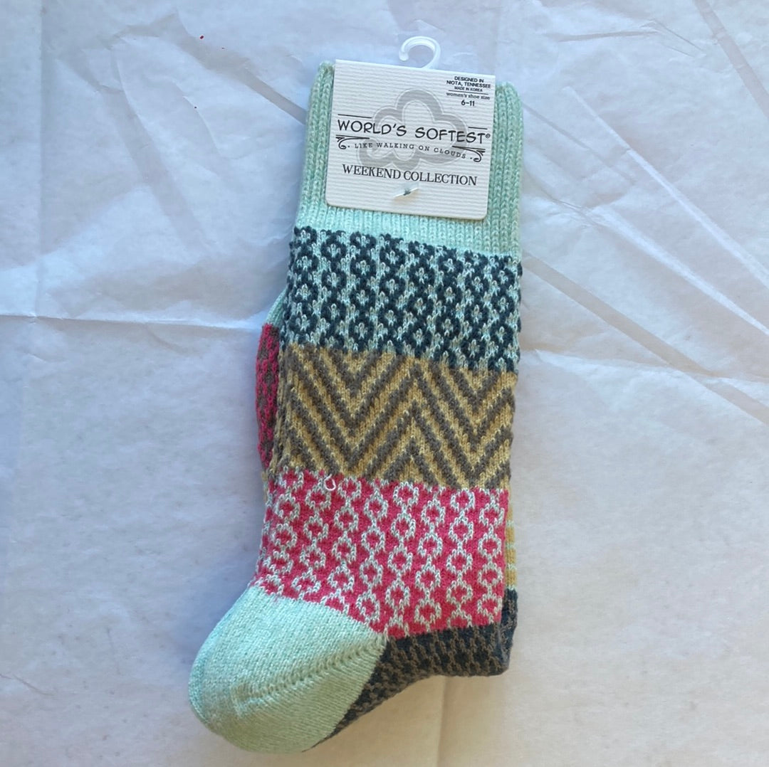 LADIES SOCKS/BOHO 551-9556