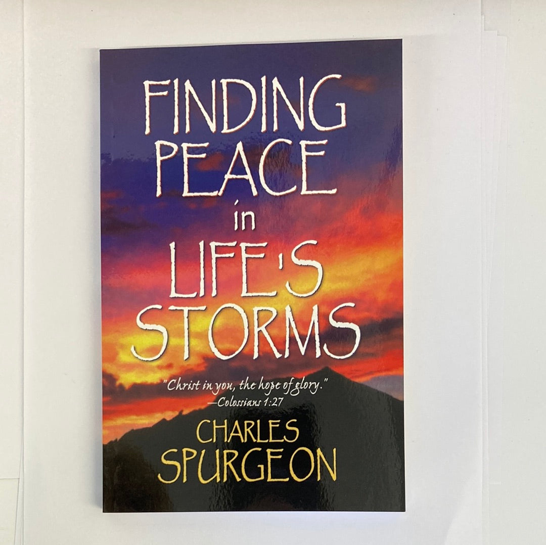 FINDING PEACE IN LIFES STORMS