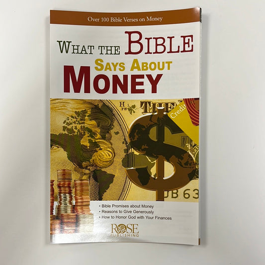 WHAT BIBLE SAYS ABOUT MONEY PAMPHLET-3717