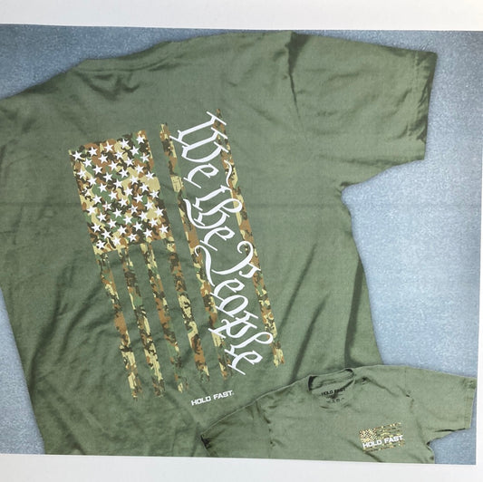 WE THE PEOPLE CAMO HOLD FAST TEE MED-6469