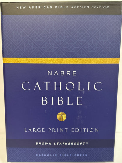 NABRE CATHOLIC BIBLE LARGE PRINT BROWN-3923