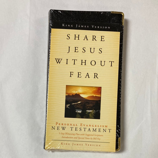 KJV SHARE JESUS NEW TEST BLACK-7930