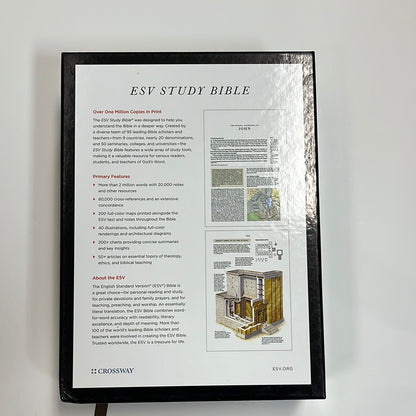 ESV STUDY BIBLE BROWN/CORDOVAN-4040