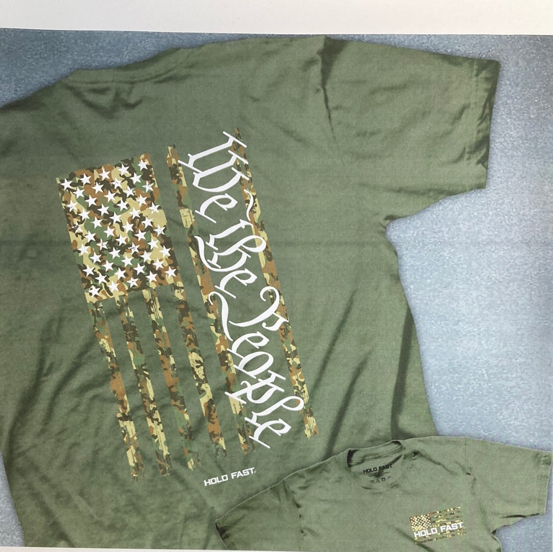 WE THE PEOPLE CAMO HOLD FAST TEE 2X-6490