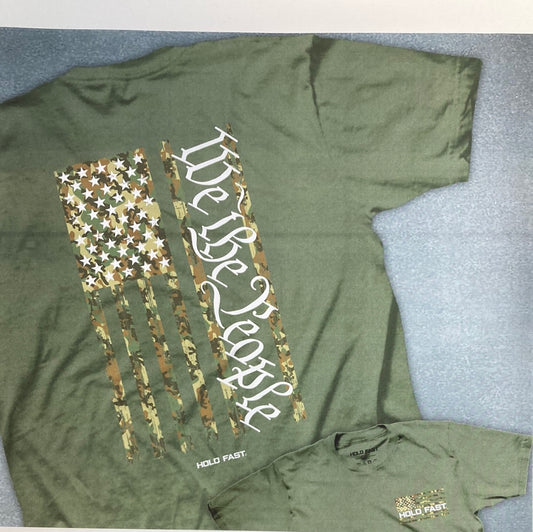 WE THE PEOPLE CAMO HOLD FAST TEE 2X-6490