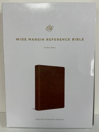 ESV WIDE MARGIN REFERENCE BIBLE BROWN-4163