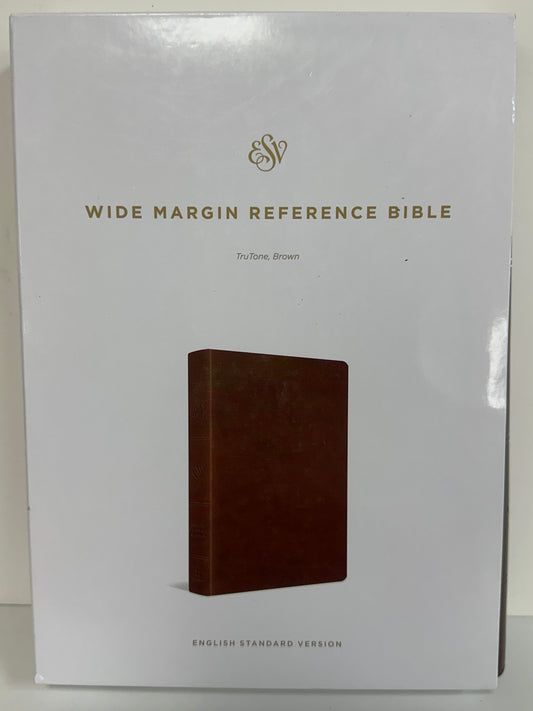 ESV WIDE MARGIN REFERENCE BIBLE BROWN-4163