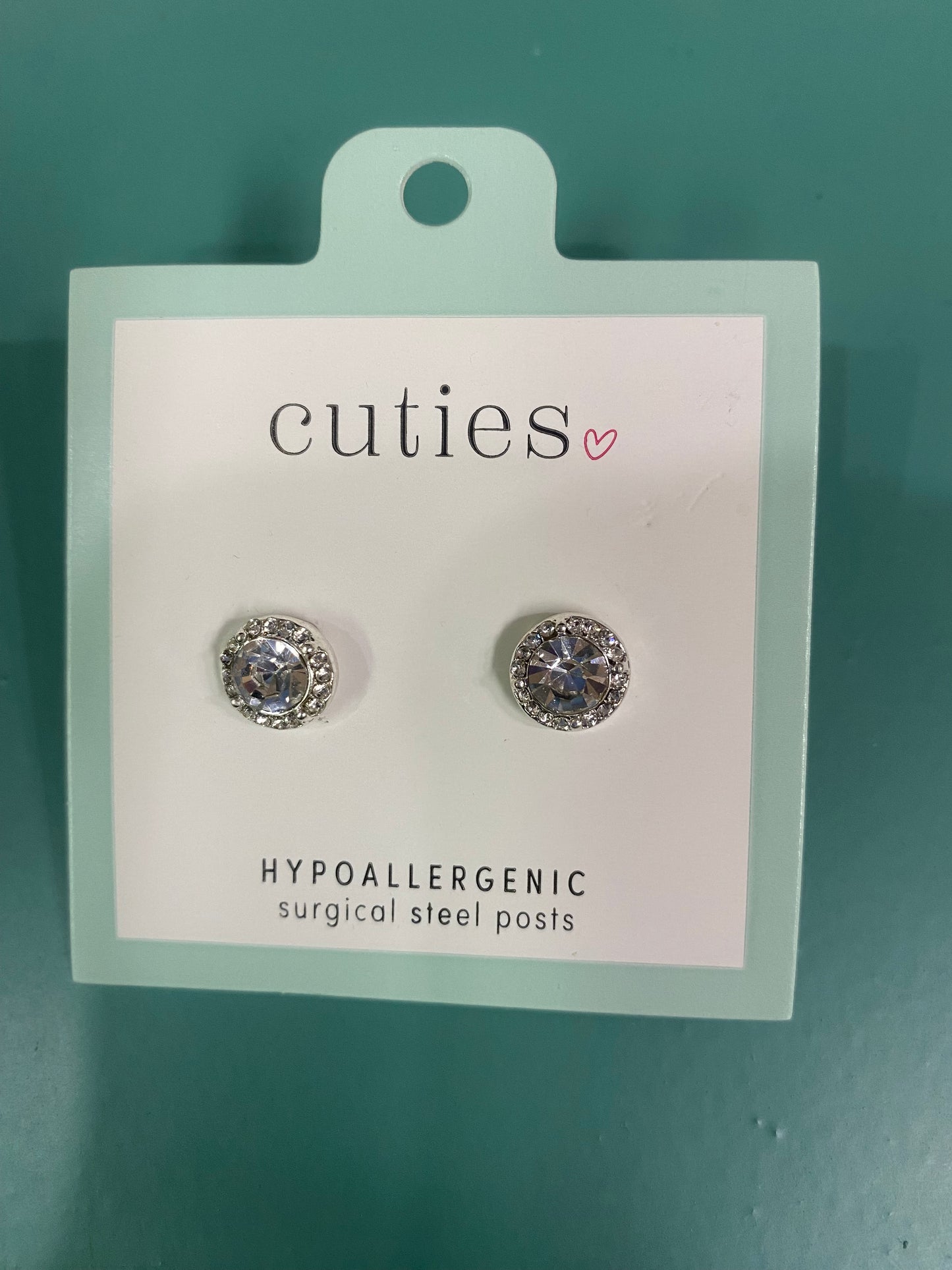 SPARKLING CLEAR CRYSTALS EARRINGS-1248