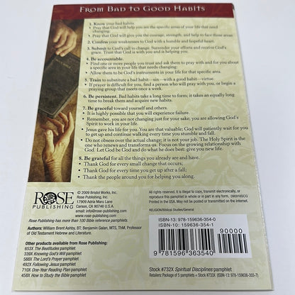 SPIRITUAL DISCIPLINES PAMPHLET-3540