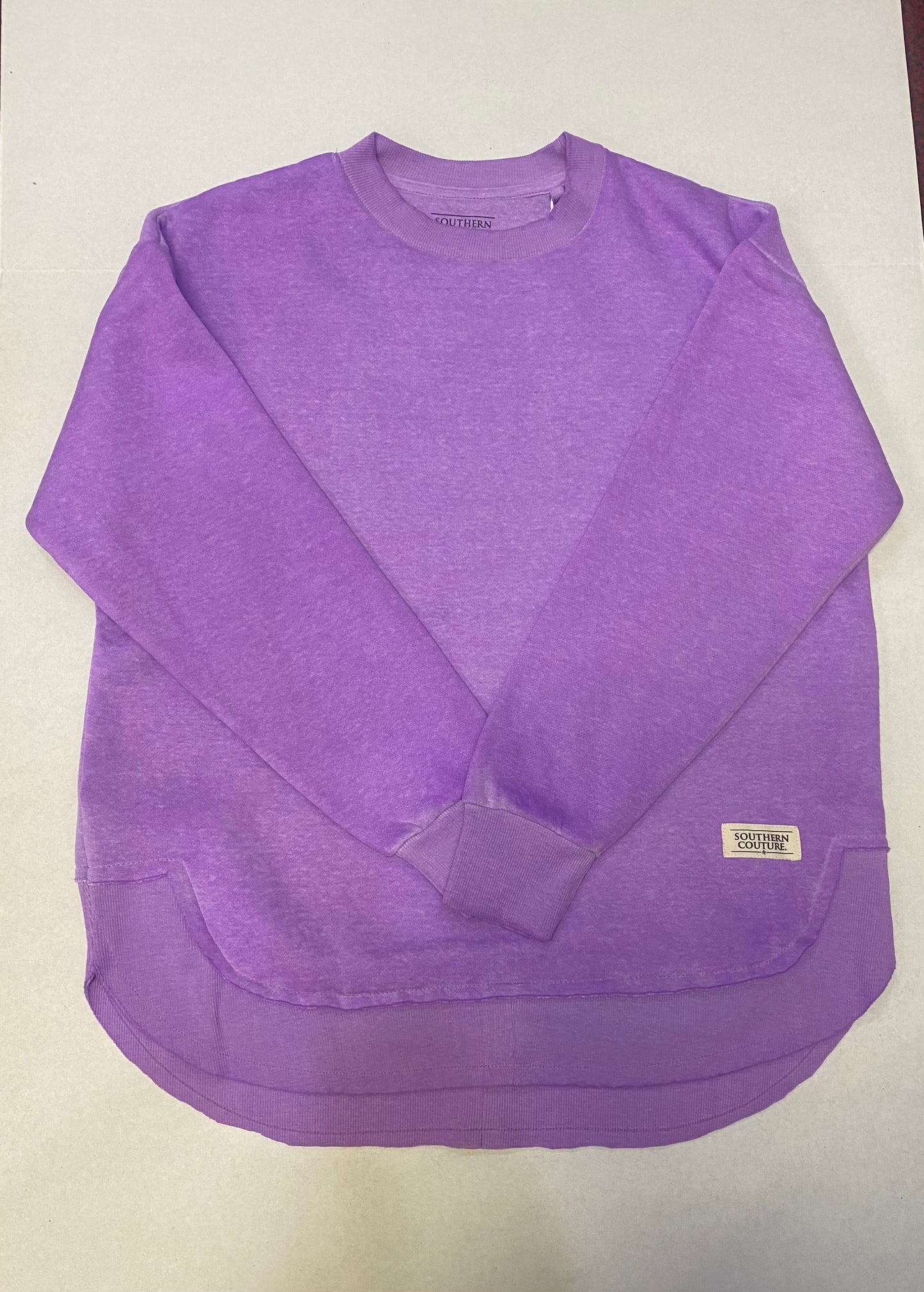 SOUTHERN COUTURE COMFY PULLOVER VIOLET MED-5971