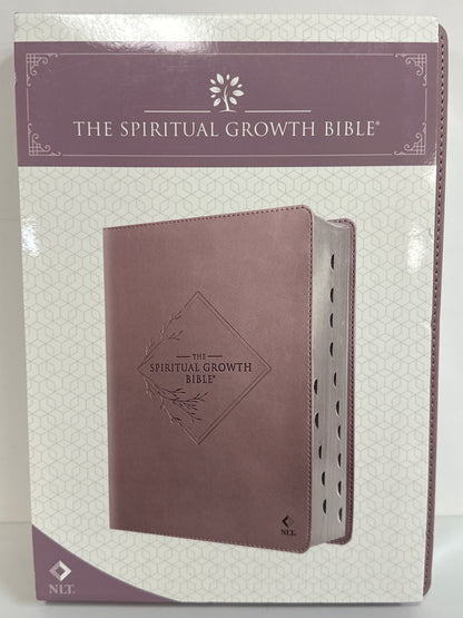 NLT SPIRITUAL GROWTH BIBLE DUSTY MAUVE-4113