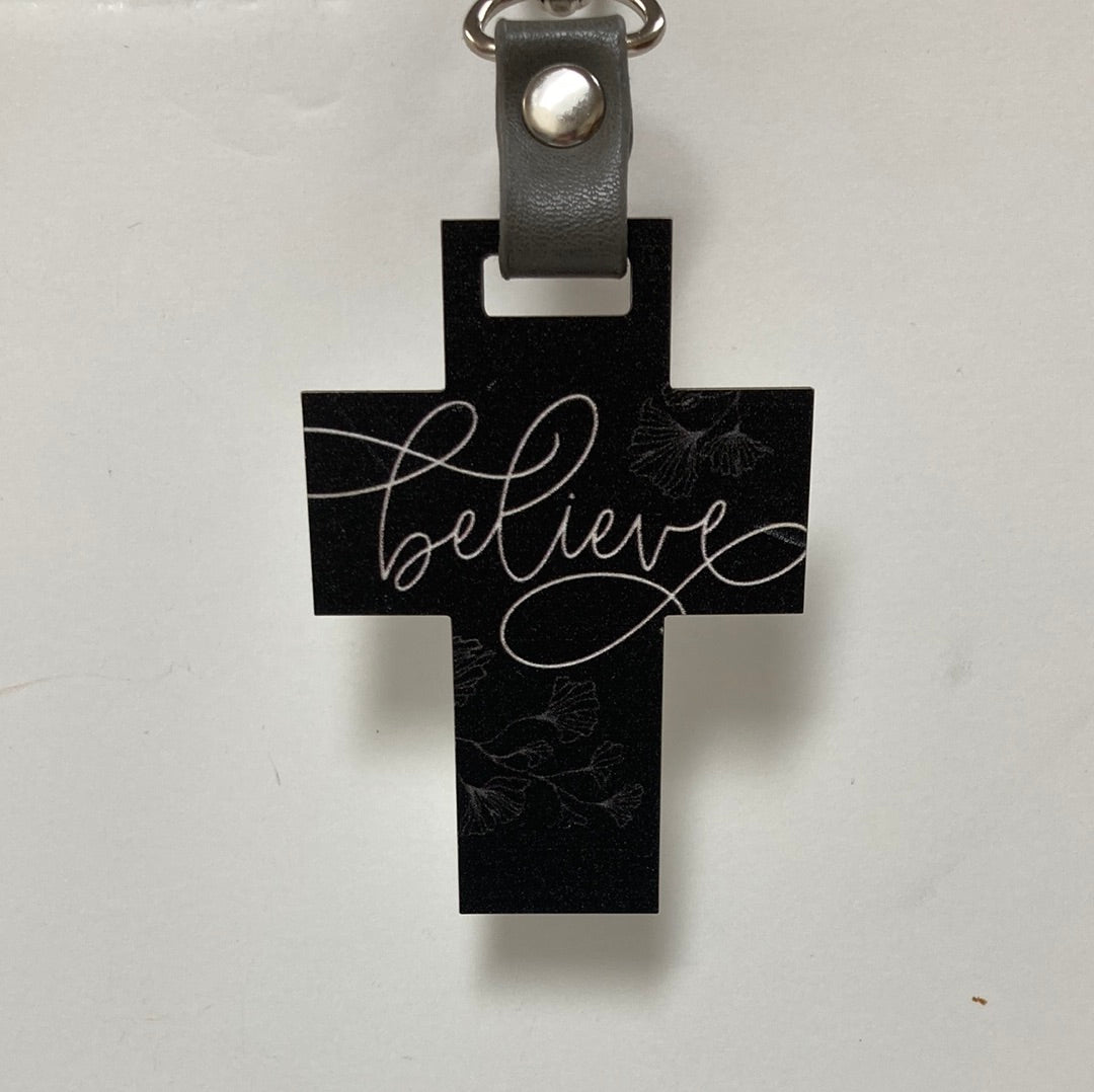 BELIEVE KEY CHAIN-0162