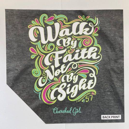 NOT BY SIGHT CHER GIRL TEE XL-8490 : XL