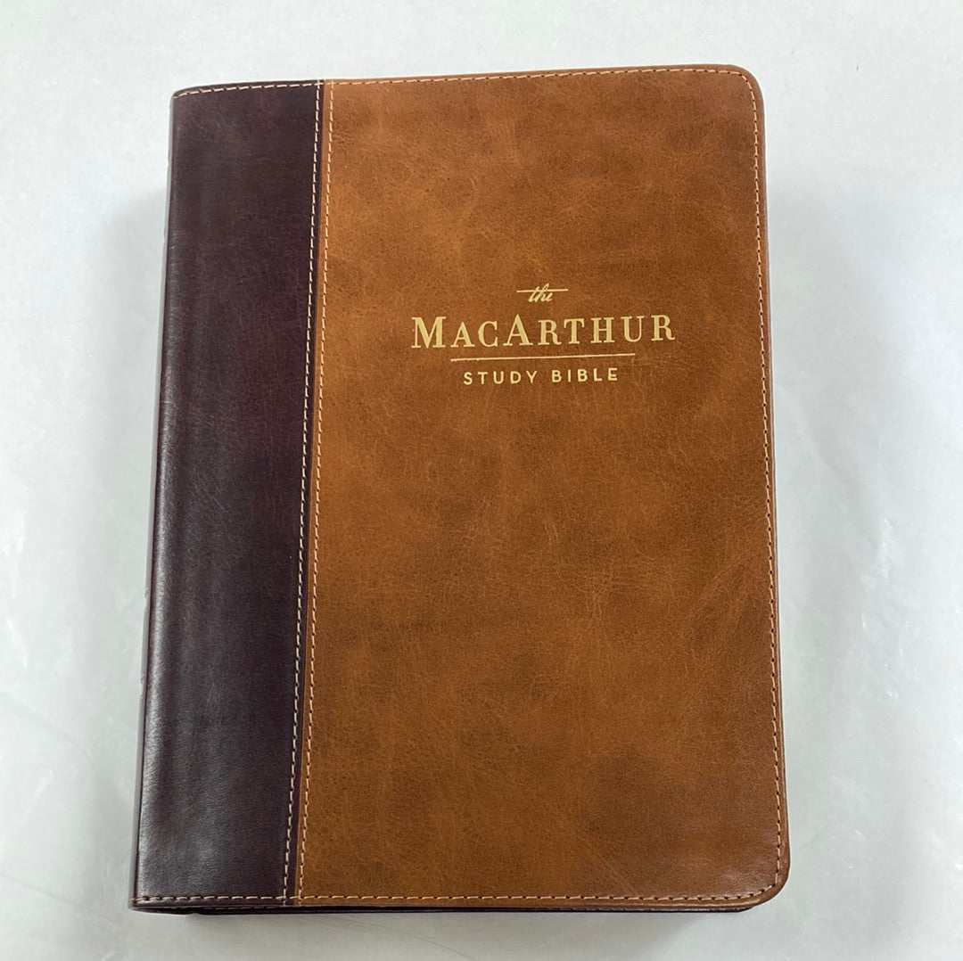 NASB MACARTHUR STUDY BIBLE MAHOGANY