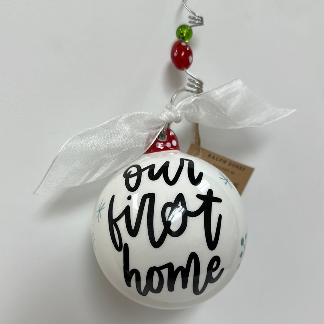 OUR FIRST HOME ORNAMENT-0147