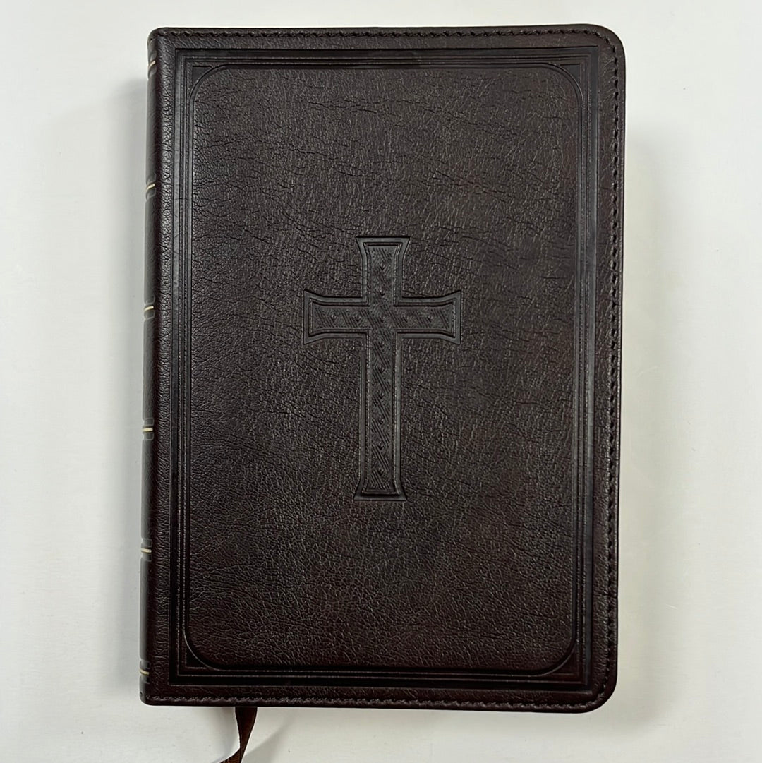 KJV COMP LG PR LL BROWN BIBLE-9560