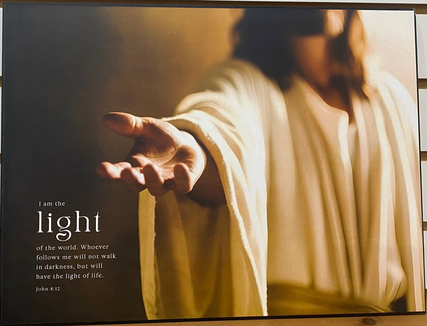 I AM THE LIGHT PLAQUE-7559