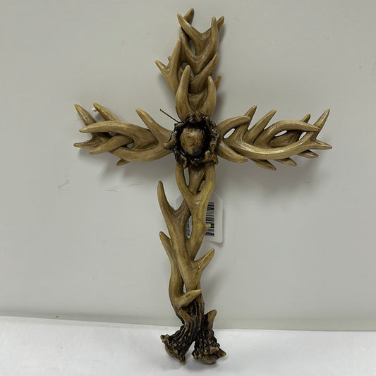 ANTLER LODGE ANTLER WALL CROSS-8509