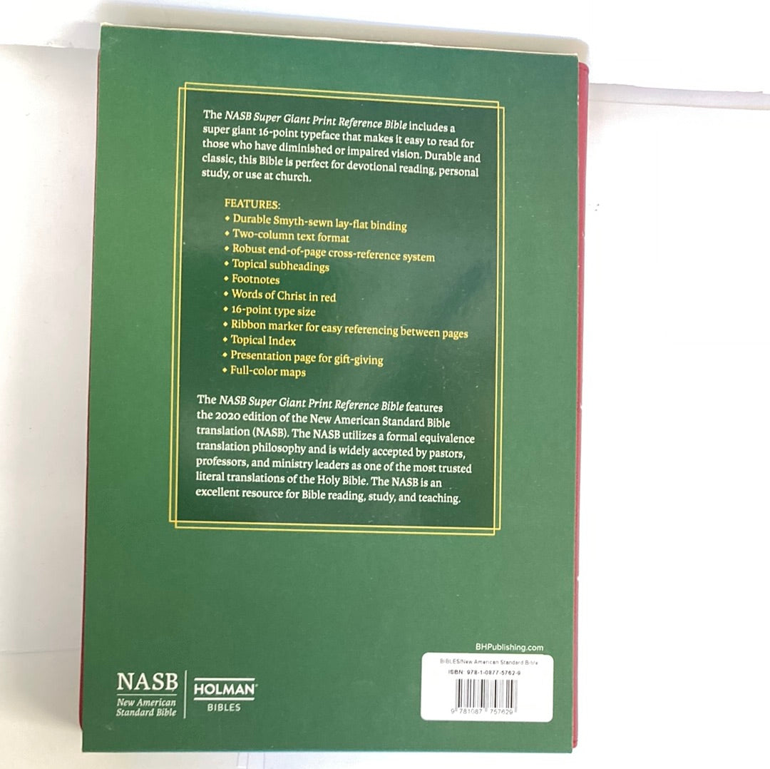 NASB SUPER GP REF BIBLE BURG-7629