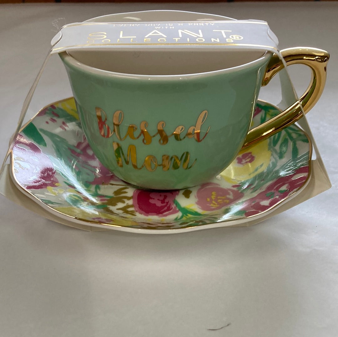BLESSED MOM TEA CUP-9253