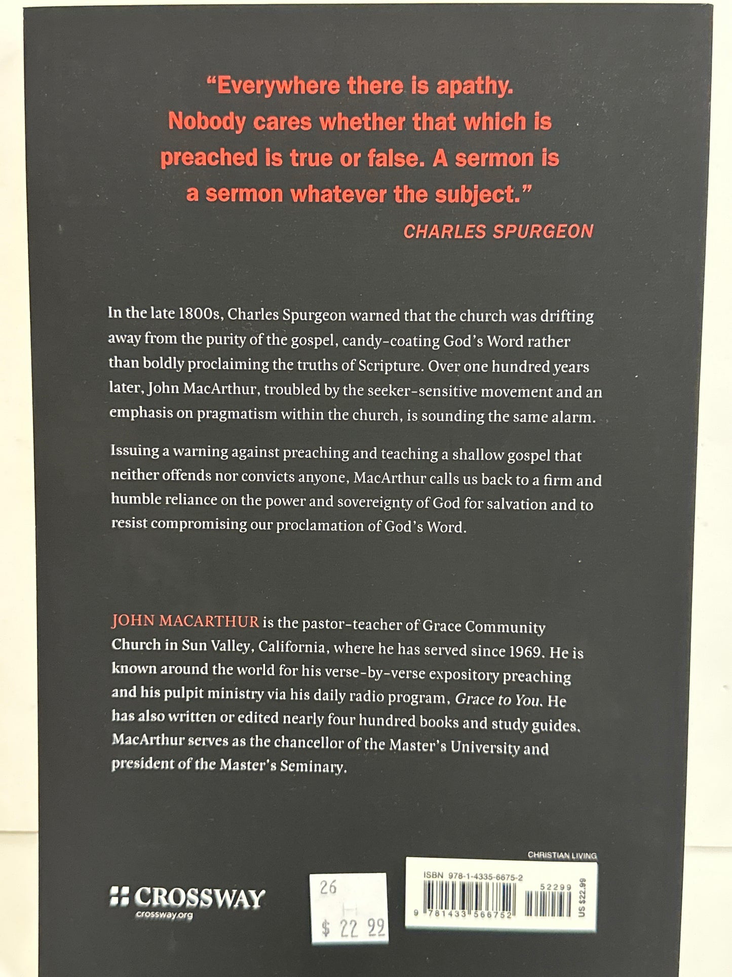 ASHAMED OF THE GOSPEL/JOHN MACARTHUR-6752