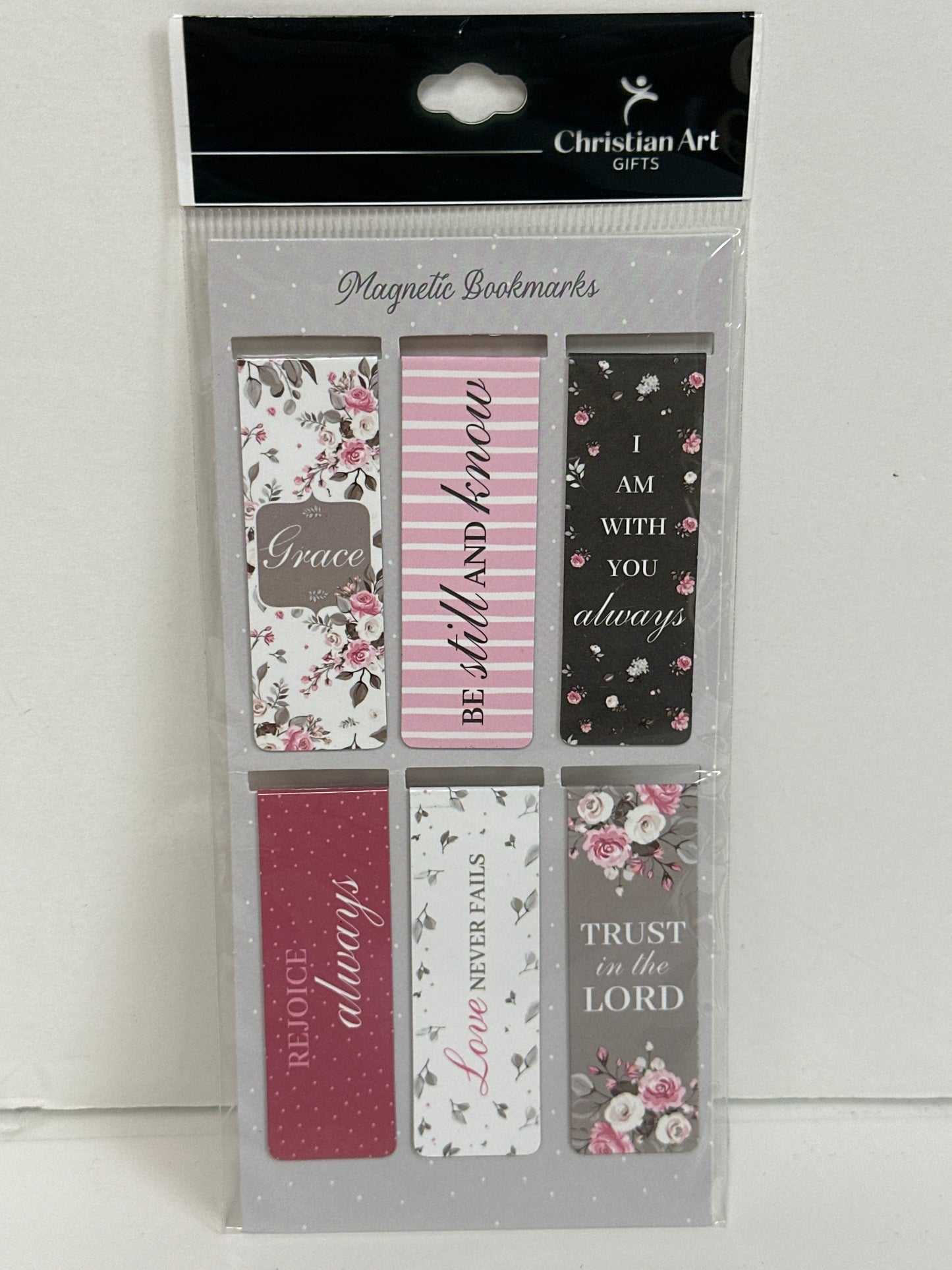 PINK ROSES MAGNETIC PAGEMARKER-7158