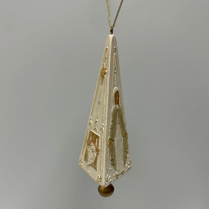 NATIVITY PYRAMID BELL ORNAMENT-6613