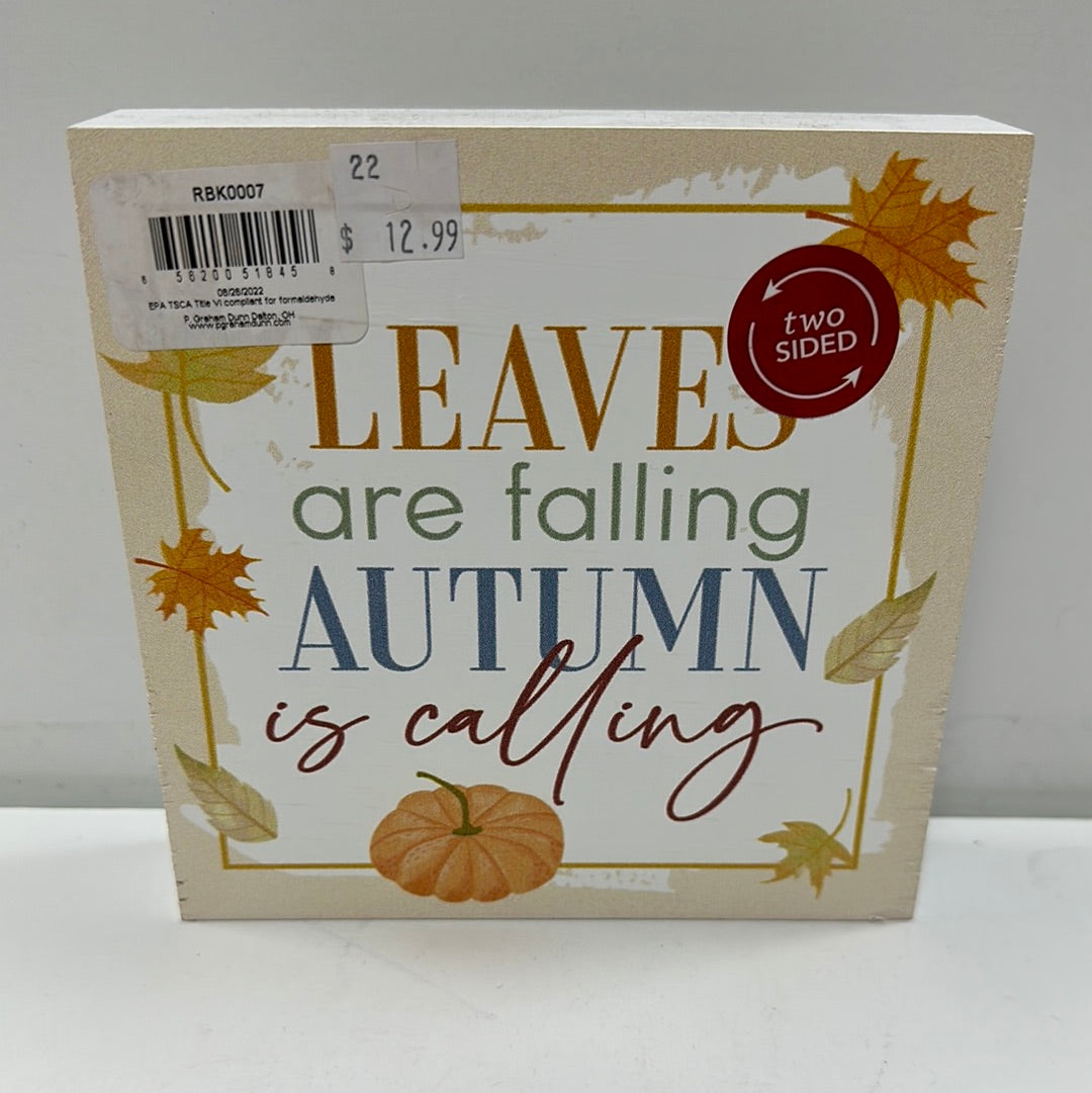 LEAVES ARE FALLING/MERRY CHRIST-8458