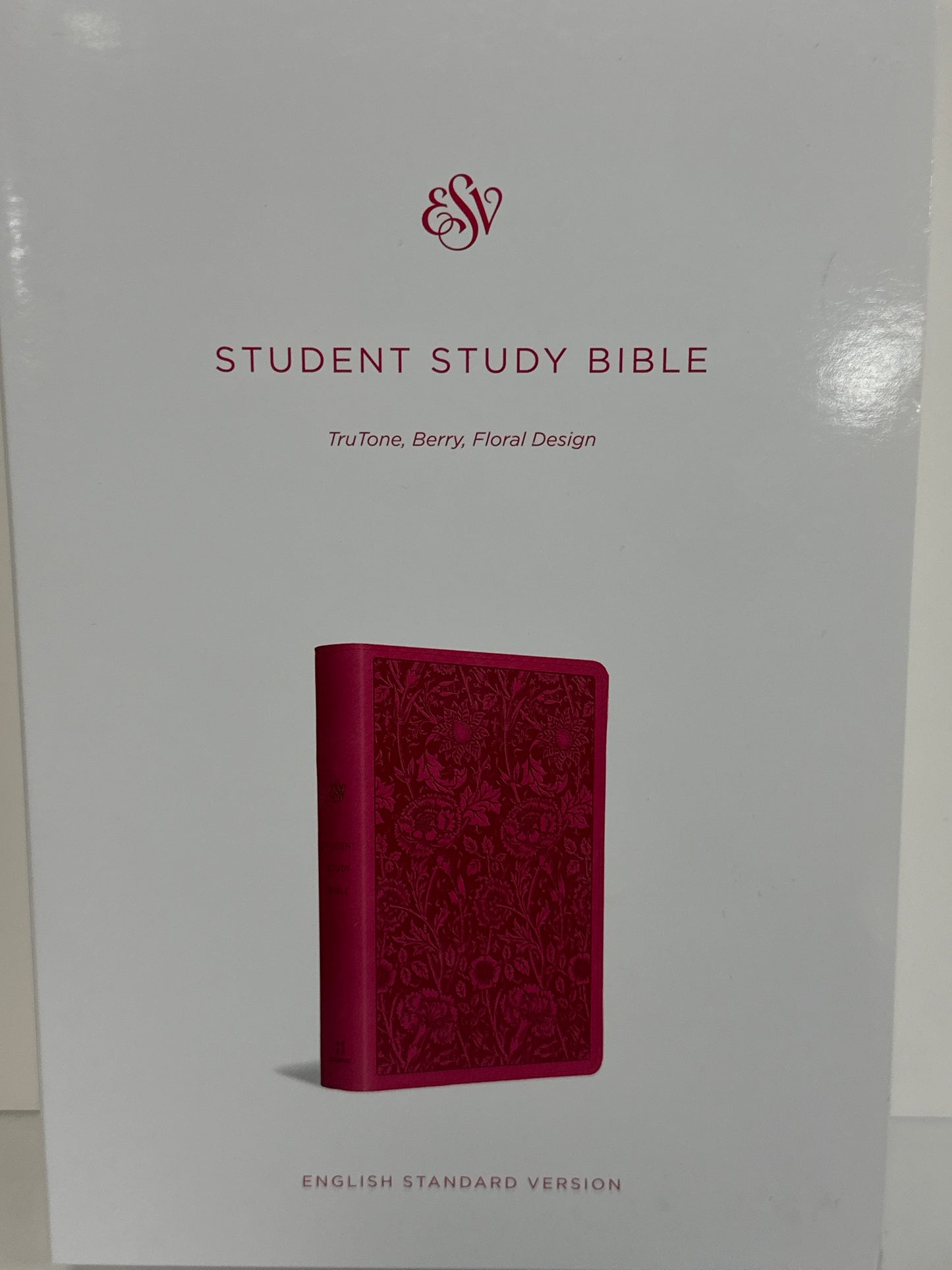 EXV STUDENT STUDY BIBLE BERRY/FLORAL-6974