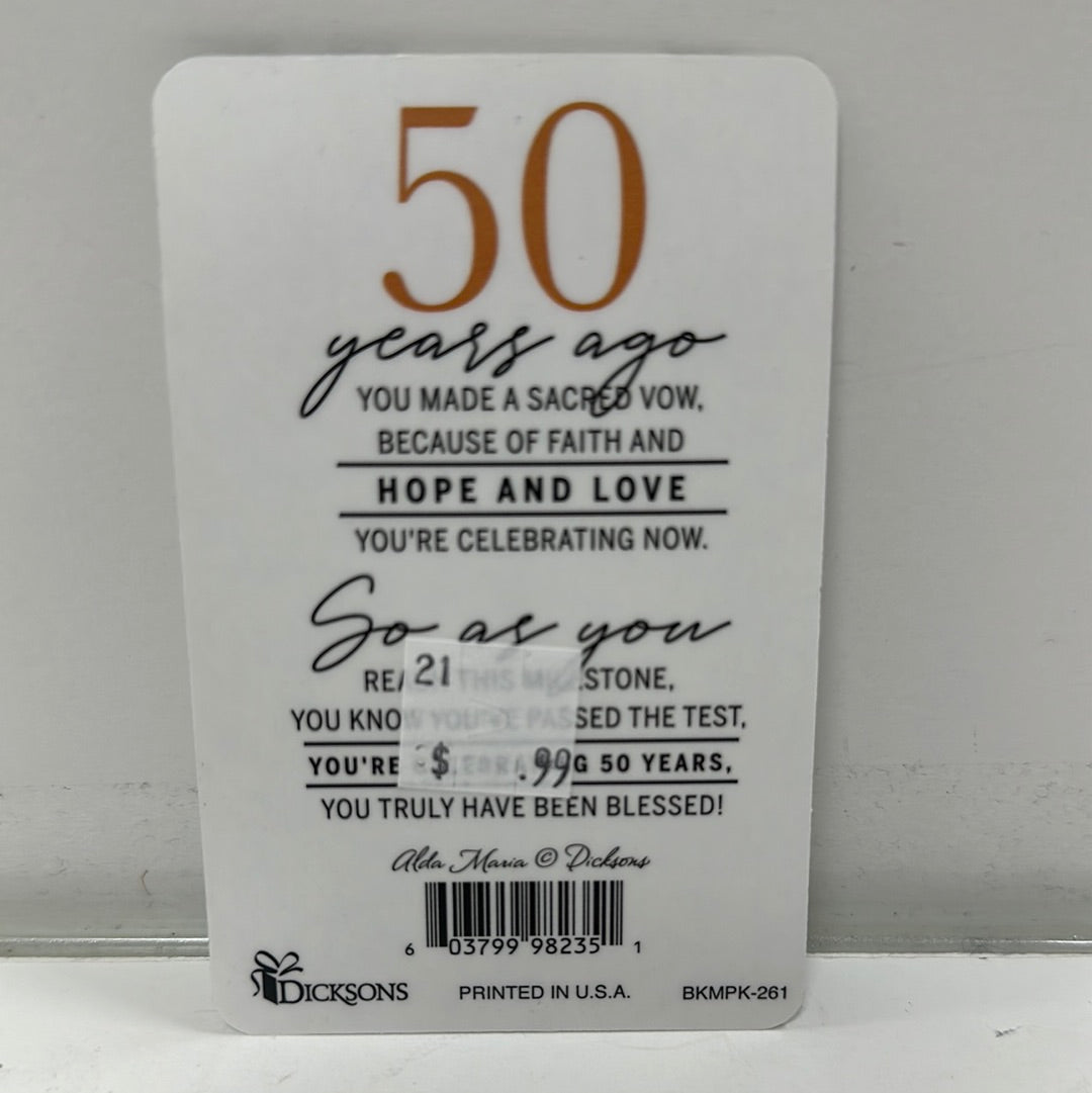 50 YEARS AGO POCKETCARD-2351