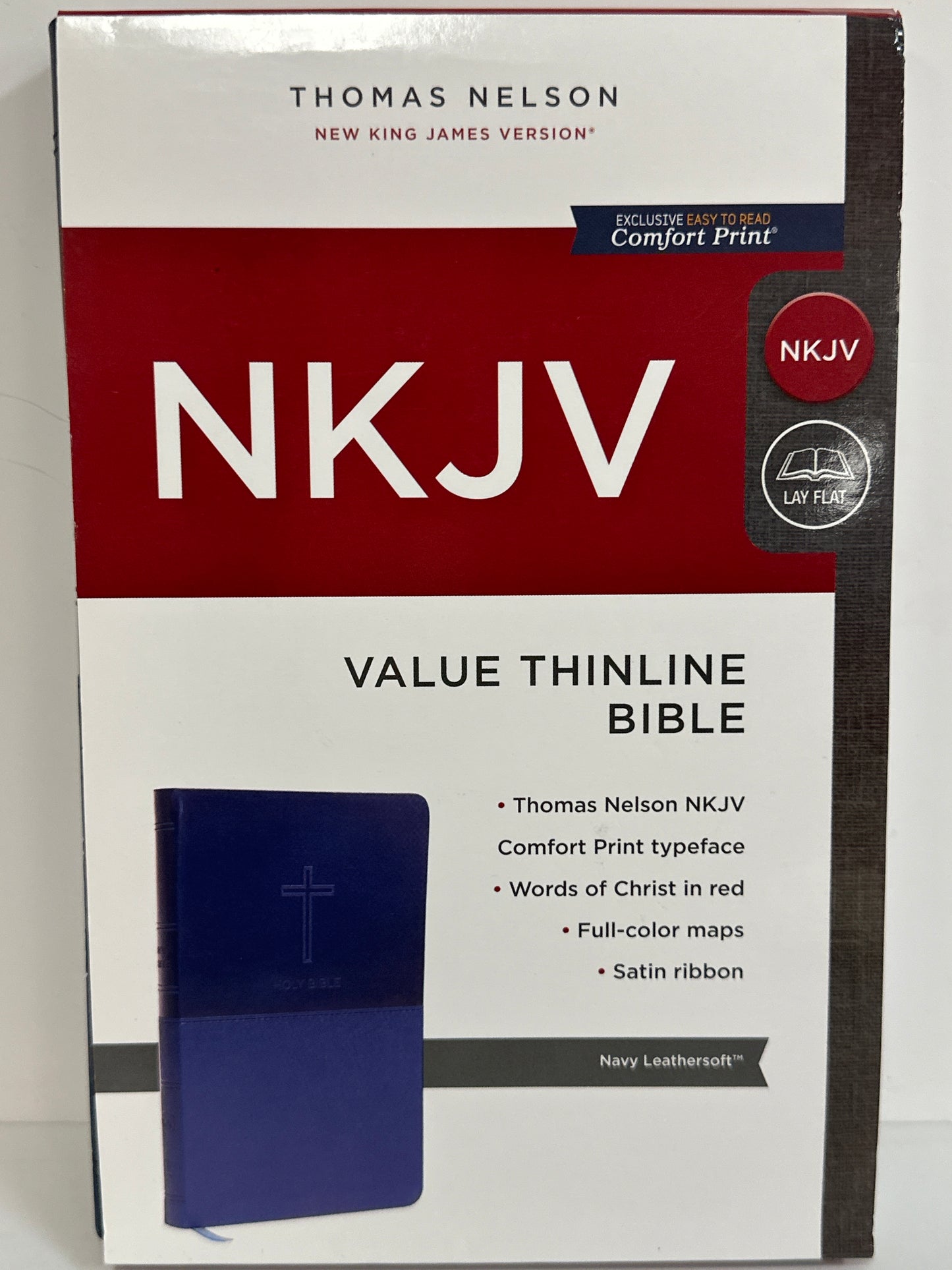 NKJV VALUE THINLINE BIBLE NAVY-4463