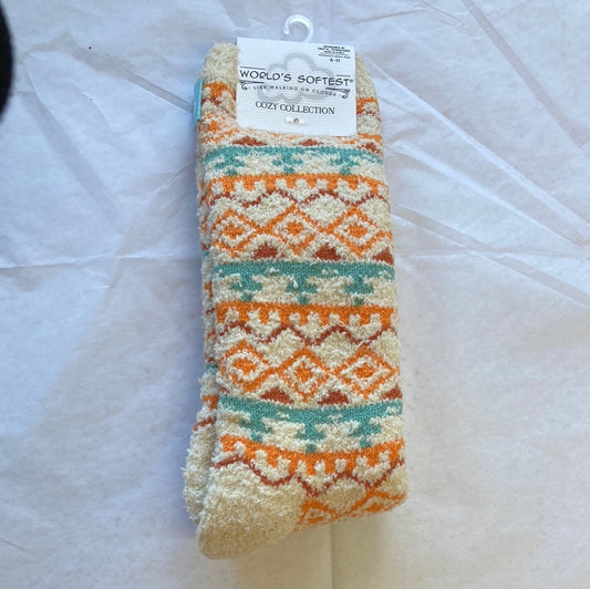 LADIES SOCKS/WHEAT 122-4377