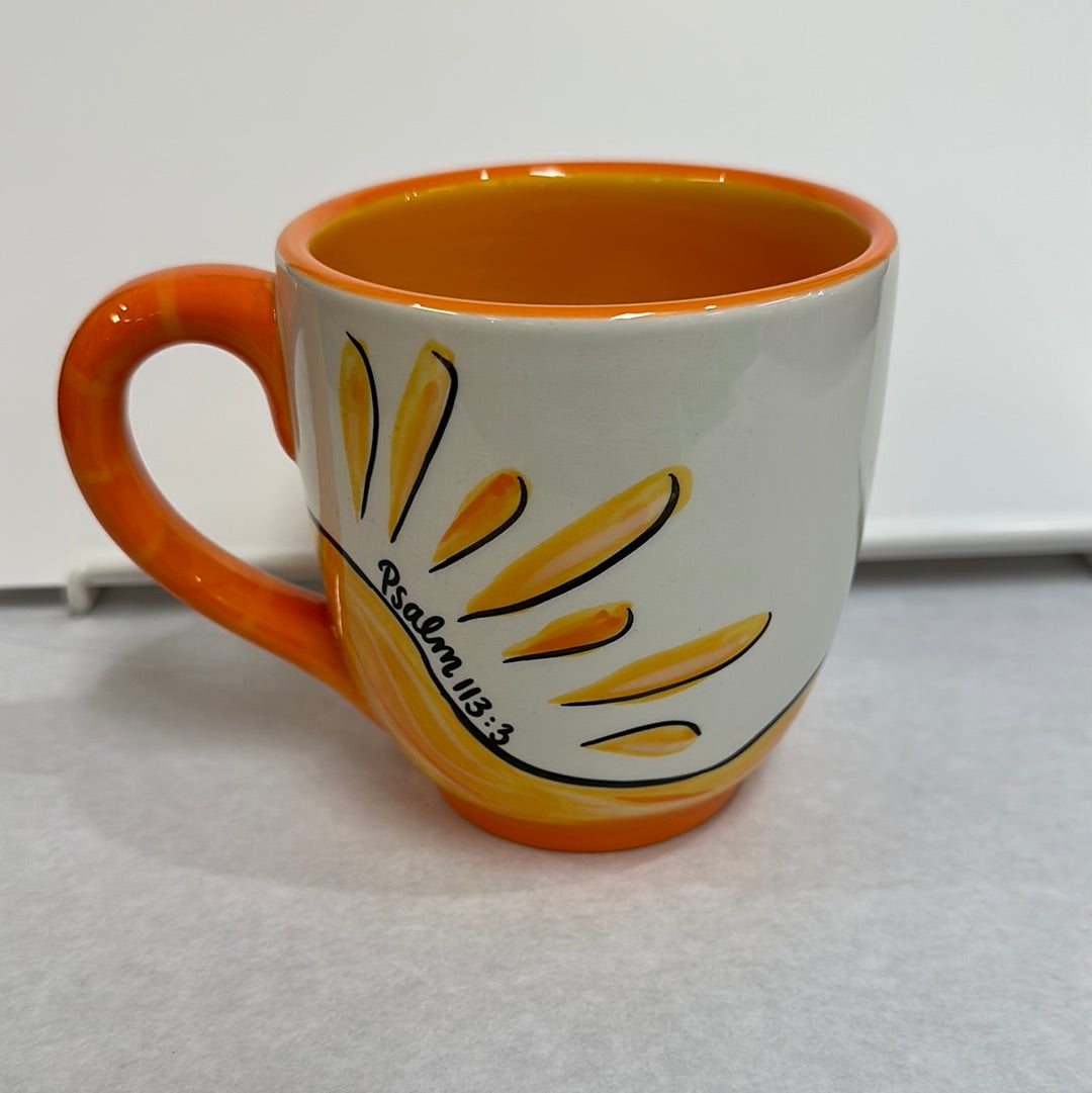 RISING TO THE SETTING MUG-8881