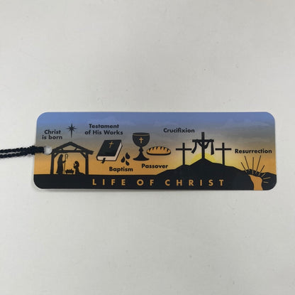 LIFE OF CHRIST TASSEL BOOKMARK-9976
