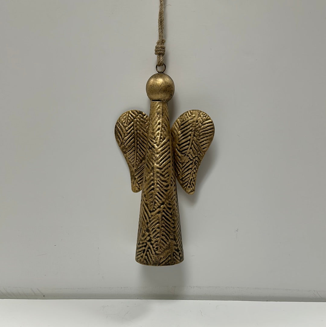 ANGEL GOLD METAL ORN MED-1231